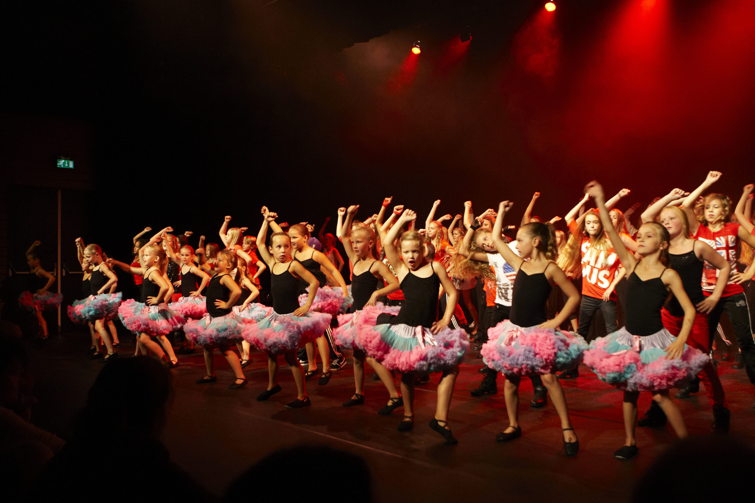 dansende kinderen met dansplezier